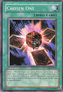 Chosen One DB1-EN217 Dark Beginning 1 Yu-Gi-Oh Unlimited NM/M - Image 1