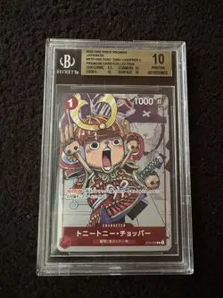2022 One Piece Tony Tony Chopper ST01-006 25th Anniversary JPN Foil BGS 10 - Image 1