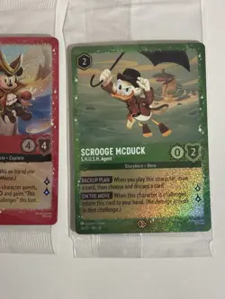 Mickey Mouse Pirate Captain Promo - Disney Lorcana Glimmer Foil Bundle - Sealed - Image 2