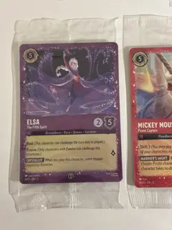 Mickey Mouse Pirate Captain Promo - Disney Lorcana Glimmer Foil Bundle - Sealed - Image 4
