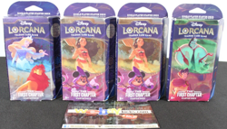 Disney Lorcana The First Chapter 2023 Starter Decks LOT/SET OF 4 Brand New - Image 1