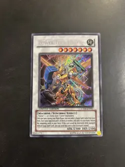 Yu-Gi-Oh! CT06-EN001 Power Tool Dragon (Limited Edition) Secret Rare, NEAR MINT - Image 1