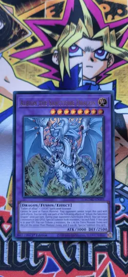 YUGIOH Albion the Sanctifire Dragon MZMU-EN101 Ultra Rare 1ST ED - Image 1