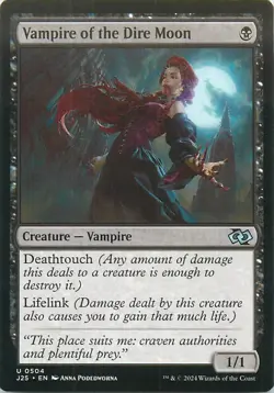 Vampire of the Dire Moon - U504 - MTG - Foundations Jumpstart (J25) - Image 1