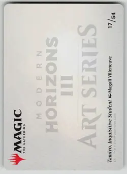 Tamiyo, Inquisitive Student Art Card (Gold-Stamped Signature) MH3 17 NM - Image 2