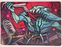 Yargle, Glutton of Urborg - GOLD STAMPED ART CARD- Magic the Gathering MTG Nice! - Image 1