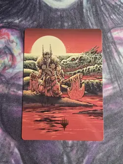 Gold Stamp Art Series FYNN, THE FANGBEARER mtg NM-M March of The Machine - Image 1