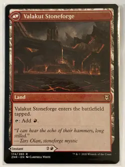 MTG Valakut Awakening Valakut Stoneforge Zendikar Rising 174/280 Regular Rare - Image 2