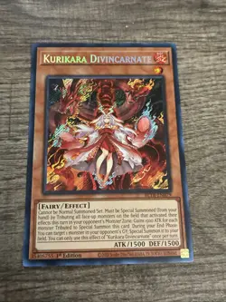 Yugioh Kurikara Divincarnate (SE) BLTR-EN079 Secret Rare 1st Edition Near Mint - Image 1