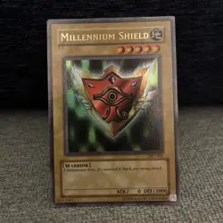 Yu-Gi-Oh! Millennium Shield Ultra Rare McDonalds Promo MP1-001 LP/EX - Image 1