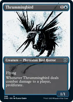 NM - Thrummingbird (Showcase) [ONE - 288] Phyrexia: All Will Be One - Image 1