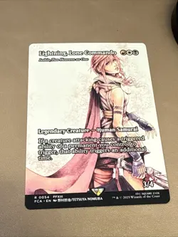 Lightning, Lone Commando (FINAL FANTASY: Through the Ages R 0054 3/4 2025 MTG - Image 3