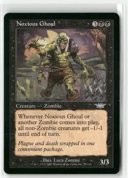 Noxious Ghoul 77 Uncommon Legions Magic: The Gathering Lightly Played - Image 1