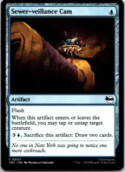 Sewer-veillance Cam 0053 Teenage Mutant Ninja Turtles Magic: The Gathering NM - Image 1