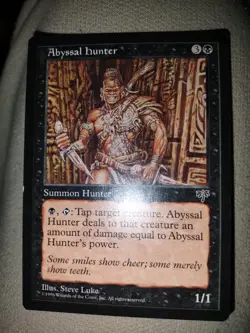 Magic the Gathering MTG Abyssal Hunter Mirage CCG NM+ - Image 1