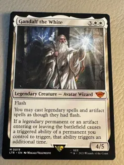MTG Gandalf the White, NM-Mint, English Universes Beyond: LOTR: Tales of Middle- - Image 1