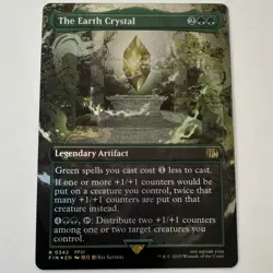 MTG Final Fantasy The Earth Crystal Borderless Foil #0342 Rare English - Image 1