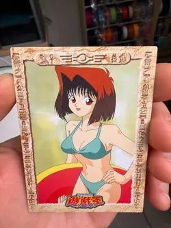 1998 AMADA YU-GI-OH! TRADING CARD #16 TEA GARDNER TOEI ANIMATION - NEAR MINT - Image 3