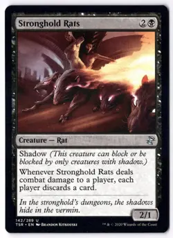Stronghold Rats TSR 142 Magic: The Gathering UC NM - Image 1