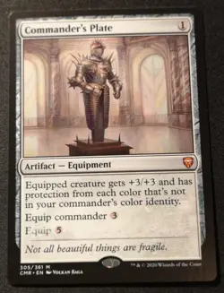 Commander's Plate - CMR - MTG - EN - NM - 305/361 - Image 1