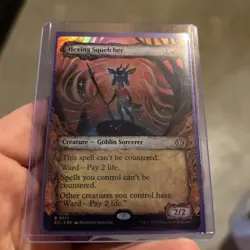 MTG Magic the Gathering FOIL Hexing Squelcher Showcase ECL! - Image 1