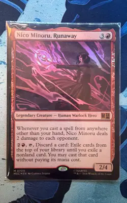 Nico Minoru, Runaway Commander: Marvel Super Heroes Foil *MINT* - Image 1