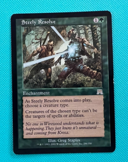 Steely Resolve - Onslaught - MTG - Magic the Gathering - Image 1