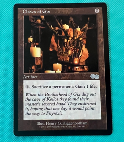 Claws of Gix - Urza's Saga - MTG - Magic the Gathering - LP - Image 1