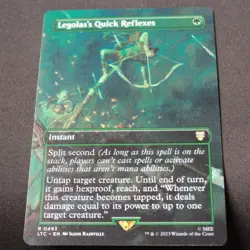 Legolass Quick Reflexes Borderless 493 MTG Commander Lord of the Rings LTC NM - Image 1
