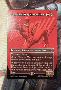 MTG Daredevil, Man Without Fear No.372 MSH English Full Art - Image 1