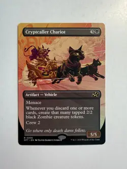 Cryptcaller Chariot (Borderless) 306 MTG Aetherdrift - Image 1
