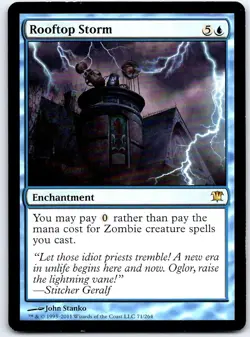 Rooftop Storm 71/264 R The List Reprints MTG LP - Image 1