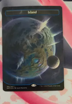 Island (241) (Borderless) Unfinity Foil - Image 1