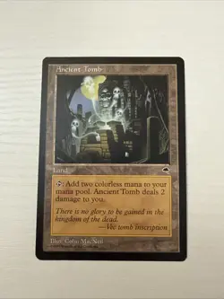 Ancient Tomb 315 Uncommon Tempest Magic: The Gathering Lightly Played - Image 1