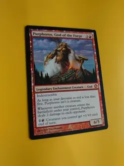Purphoros, God of the Forge. THeros God MTG Card. - Image 3