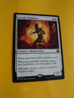 Auriok Champion. IMA rare human cleric MTG Card. - Image 3