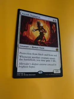 Auriok Champion. IMA rare human cleric MTG Card. - Image 5