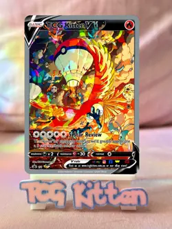 *CUSTOM* Lugia & Ho-Oh SET Cracked Ice Holo Handmade Proxy Card TCGKITTEN - Image 3