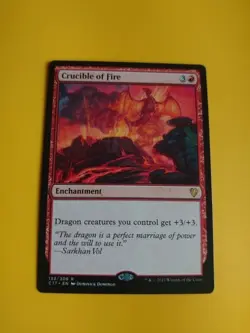 Crucible of Fire. C17 rare enchantment Magic the Gathering Card. - Image 2