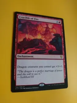 Crucible of Fire. C17 rare enchantment Magic the Gathering Card. - Image 3