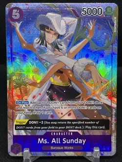 Ms. All Sunday OP04-064 Alt Art Holo Kingdoms of Intrigue One Piece TCG NM 463 - Image 1