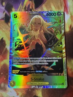 S-Snake OP08-112 SR Parallel Foil Two Legends One Piece CCG EN 6000 Cost 5 - Image 1
