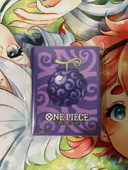 One Piece Card Game Official Sleeves Devil Fruit Gomu Gomu No Mi - Image 1