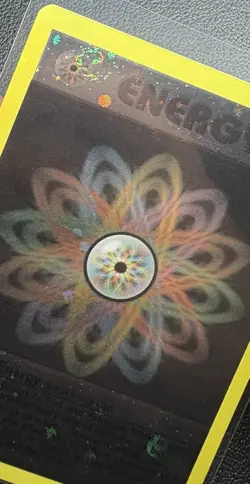 Rainbow Energy - WOTC League Promo Pokemon - Holo Card w/ Swirl Rare - Image 3