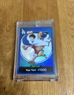 2026 Los Angeles Dodgers x One Piece Night Luffy DON!! Card Giveaway | In-Hand! - Image 1