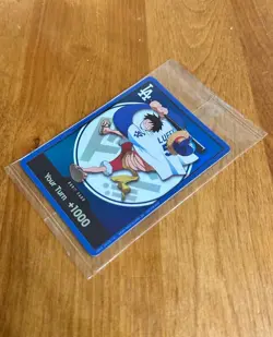 2026 Los Angeles Dodgers x One Piece Night Luffy DON!! Card Giveaway | In-Hand! - Image 4