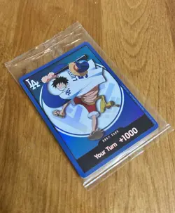 2026 Los Angeles Dodgers x One Piece Night Luffy DON!! Card Giveaway | In-Hand! - Image 5