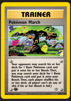 Pokemon March 1st Edition 102/111 Neo Genesis Pokemon TCG Card NM - Image 1