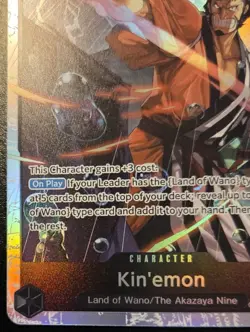 Kin'emon OP16-082 Foil Super Rare The Time Of Battle One Piece Card Game - Image 4