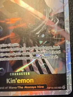 Kin'emon OP16-082 Foil Super Rare The Time Of Battle One Piece Card Game - Image 5